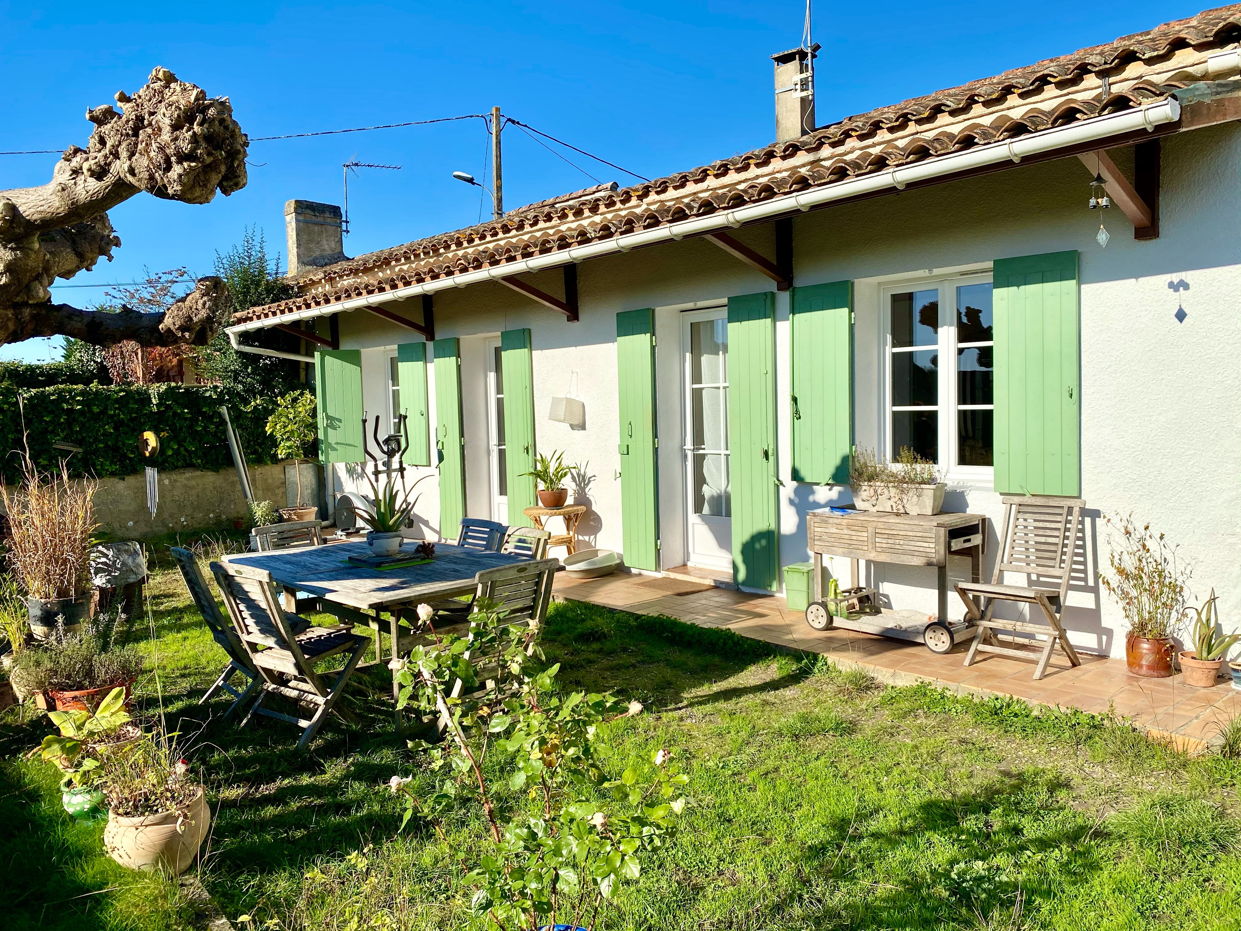 vente Maison 2 chambres avec jardin